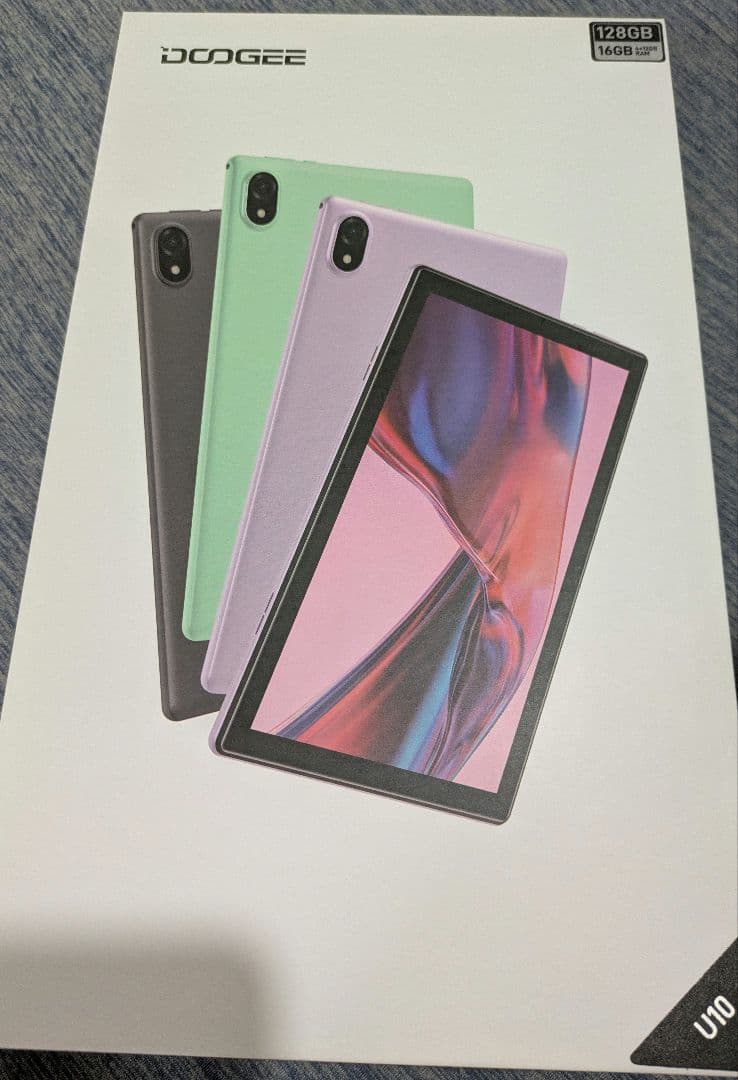 アンドロイド15 DOOGEE 128GB タブレット 10インチ パープル