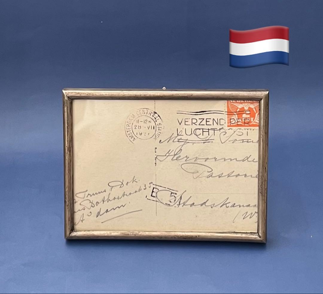 オランダ　アンティーク　額/フォトフレーム