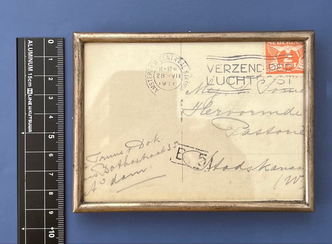 オランダ　アンティーク　額/フォトフレーム