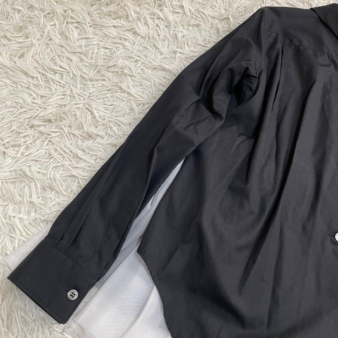 16413✨コムデギャルソン AD2022 バックフリル ドッキング ブラウス