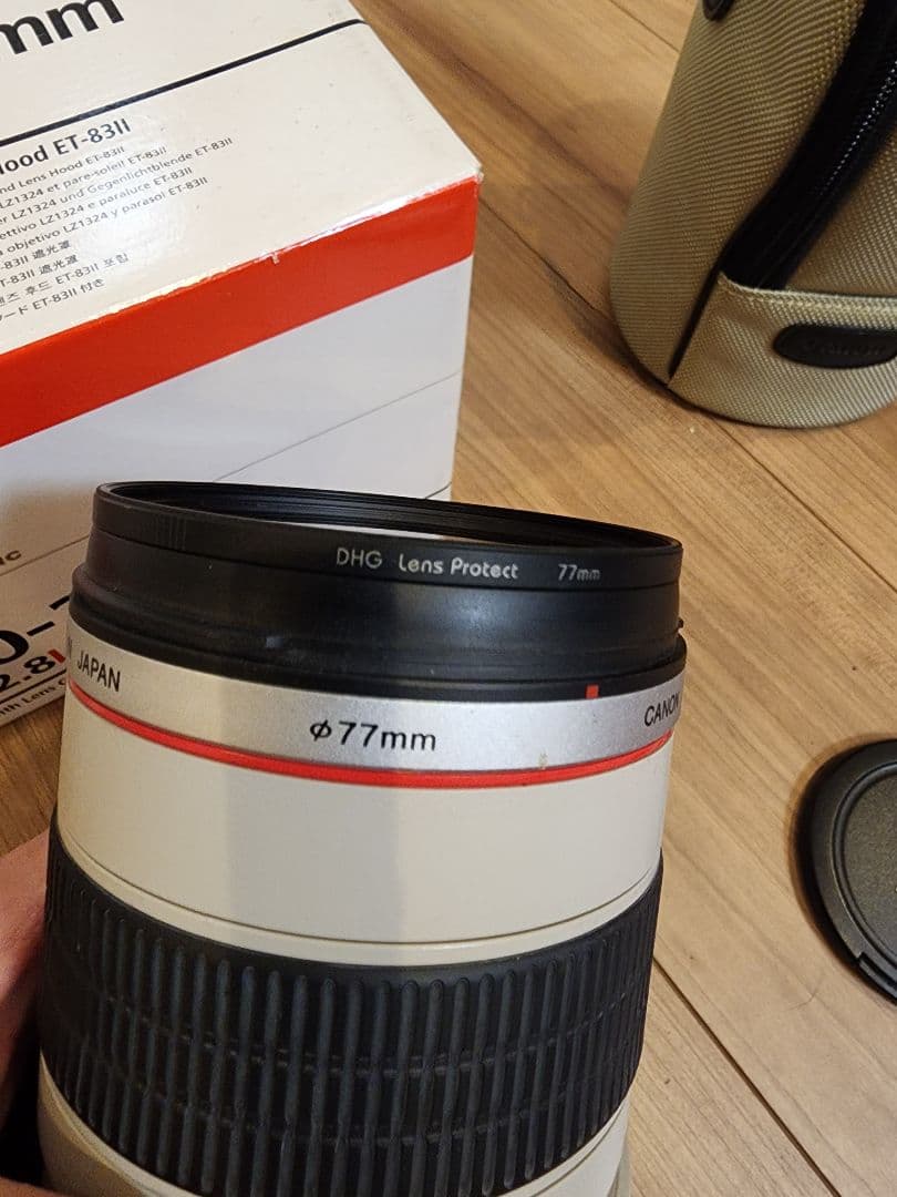 レンズ(ズーム) canon ef70-200 f2.8 l usm