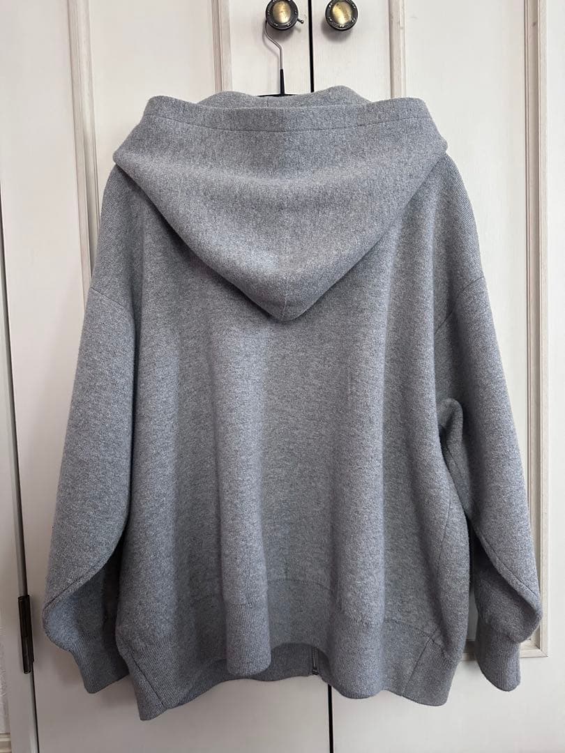 Currentsology カレンソロジー ダブルフェイスニットフーディブルゾン