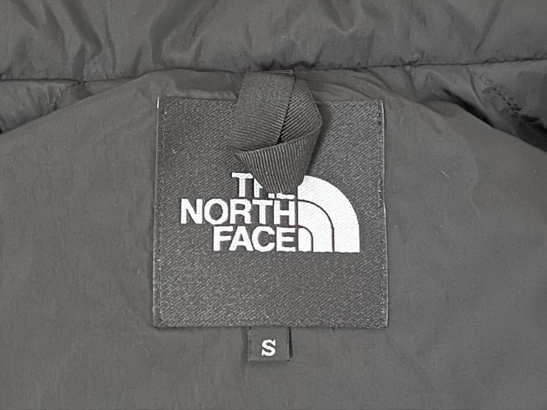 ノースフェイス ヌプシ ダウンジャケット 黒/迷彩 カモフラ