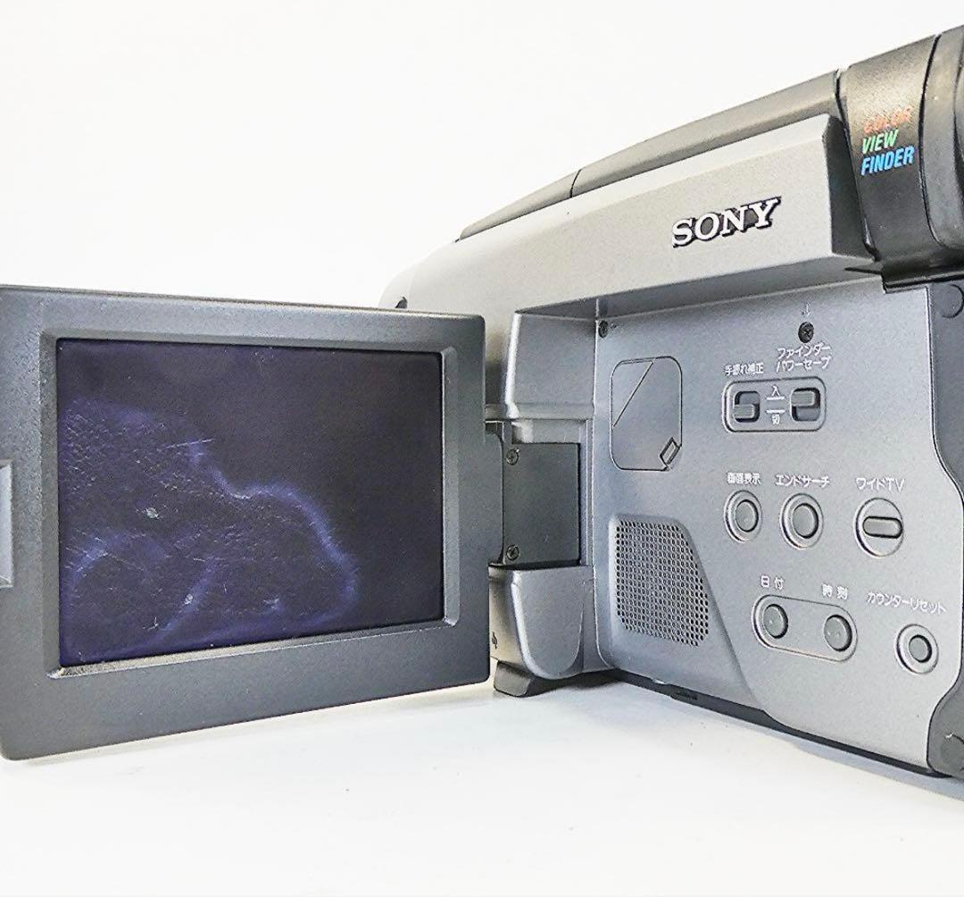 動作良好 Video.Hi8ソニー CCD-TRV90 高画質8ミリビデオカメラ