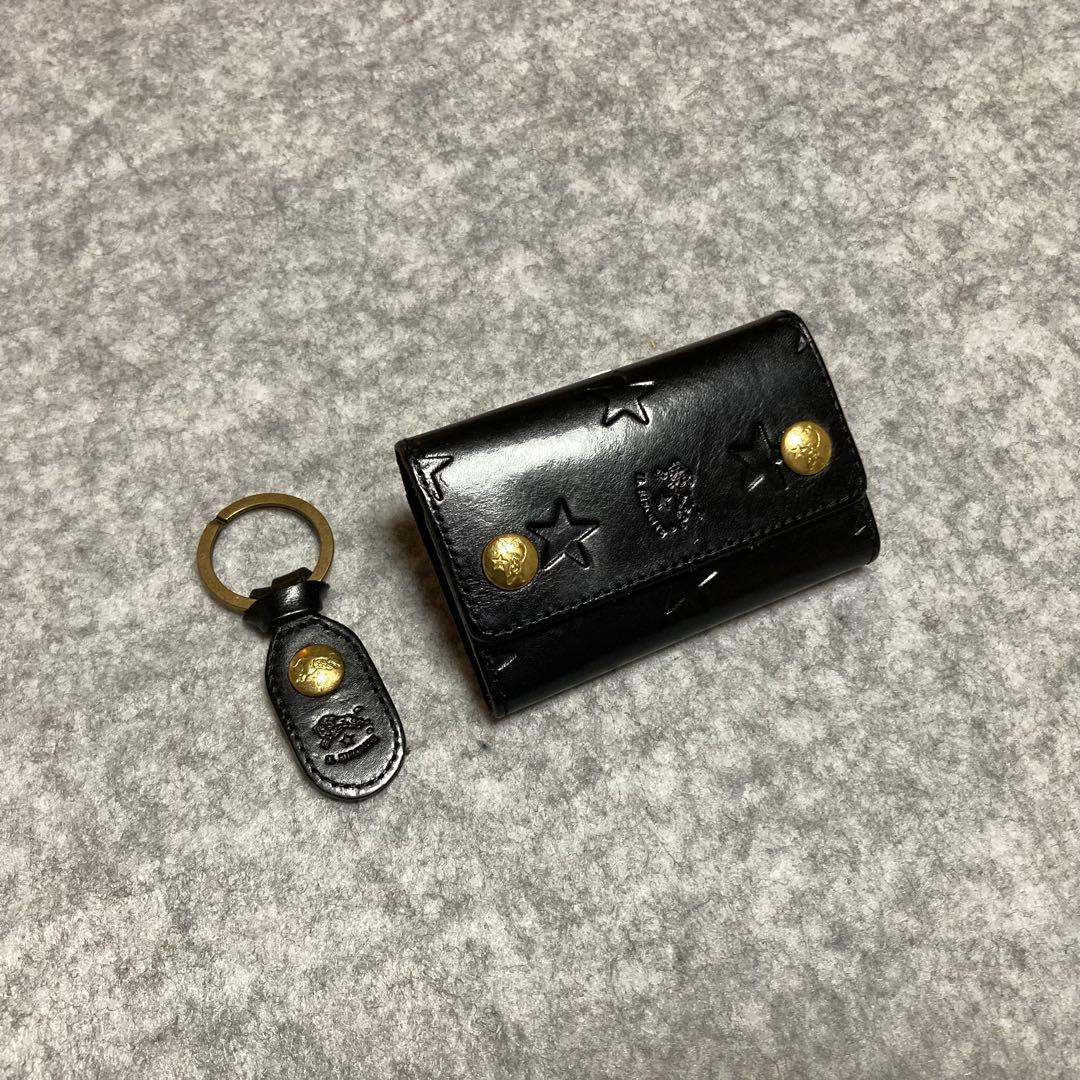 お札•カード収納ポケット付き⭐︎限定カラー⭐︎キーケース,6連,イルビゾンテ,本革