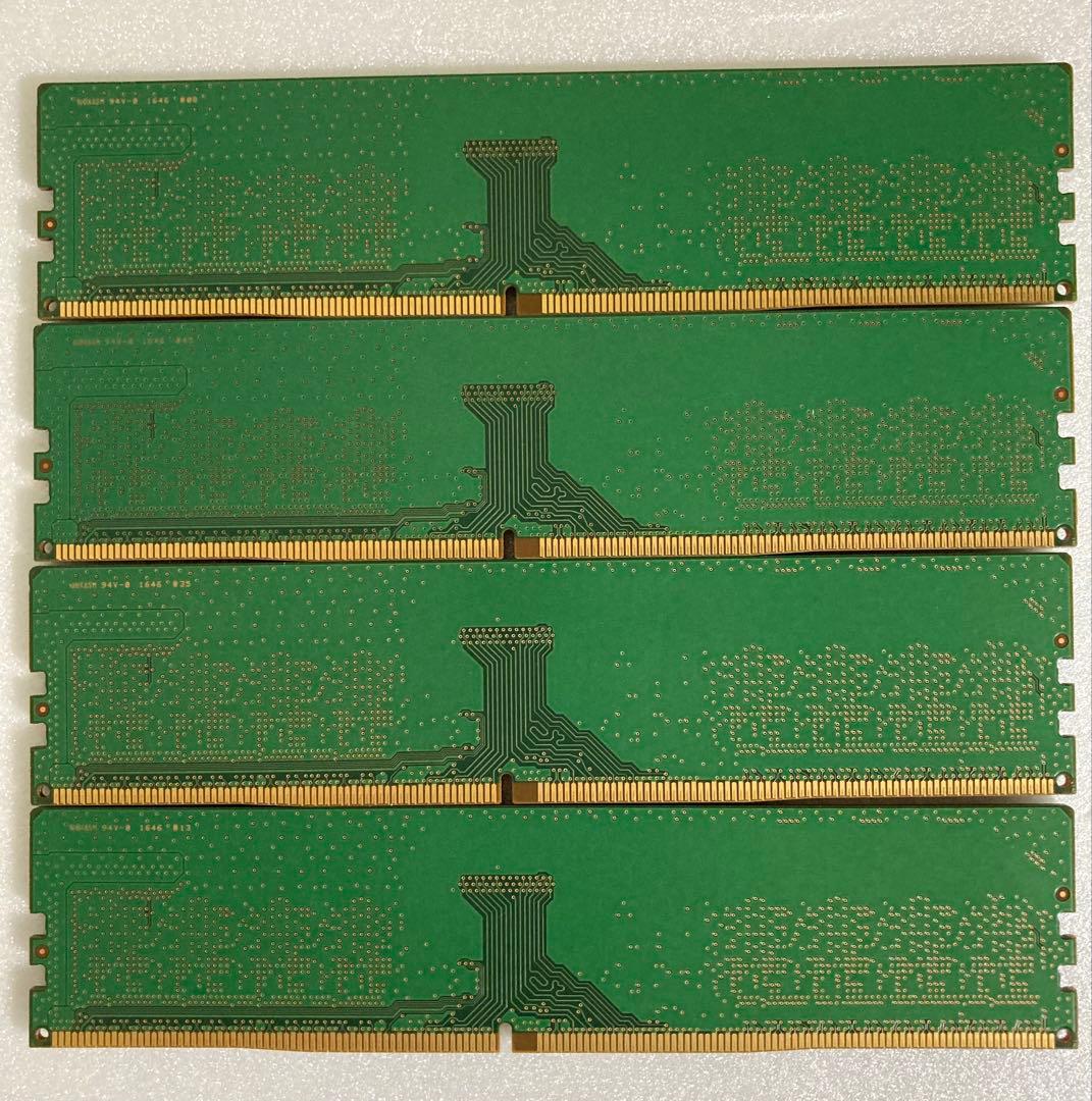 SAMSUNG デスクトップＰＣ用メモリー 8GB・DDR4 【4枚】
