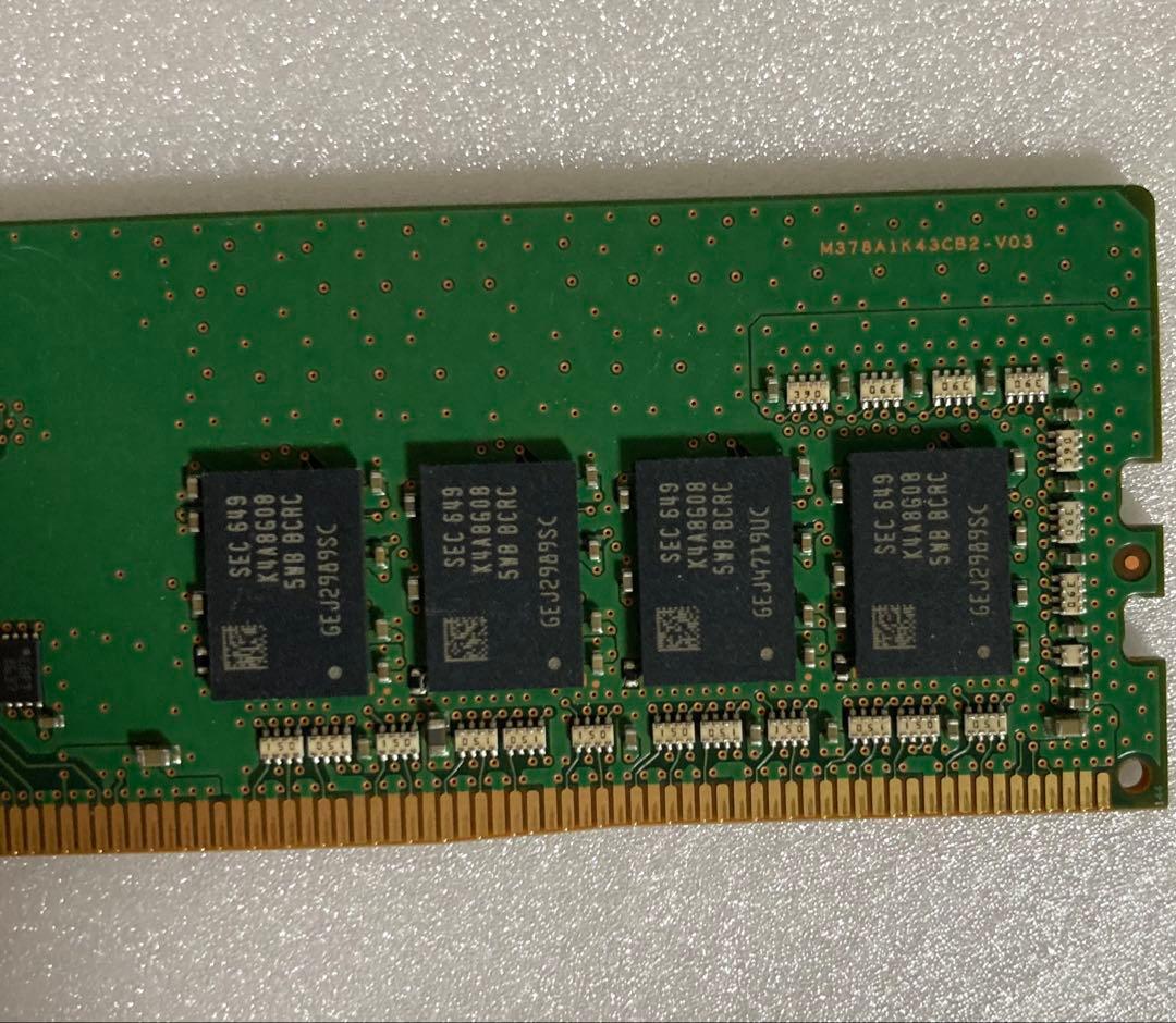 SAMSUNG デスクトップＰＣ用メモリー 8GB・DDR4 【4枚】