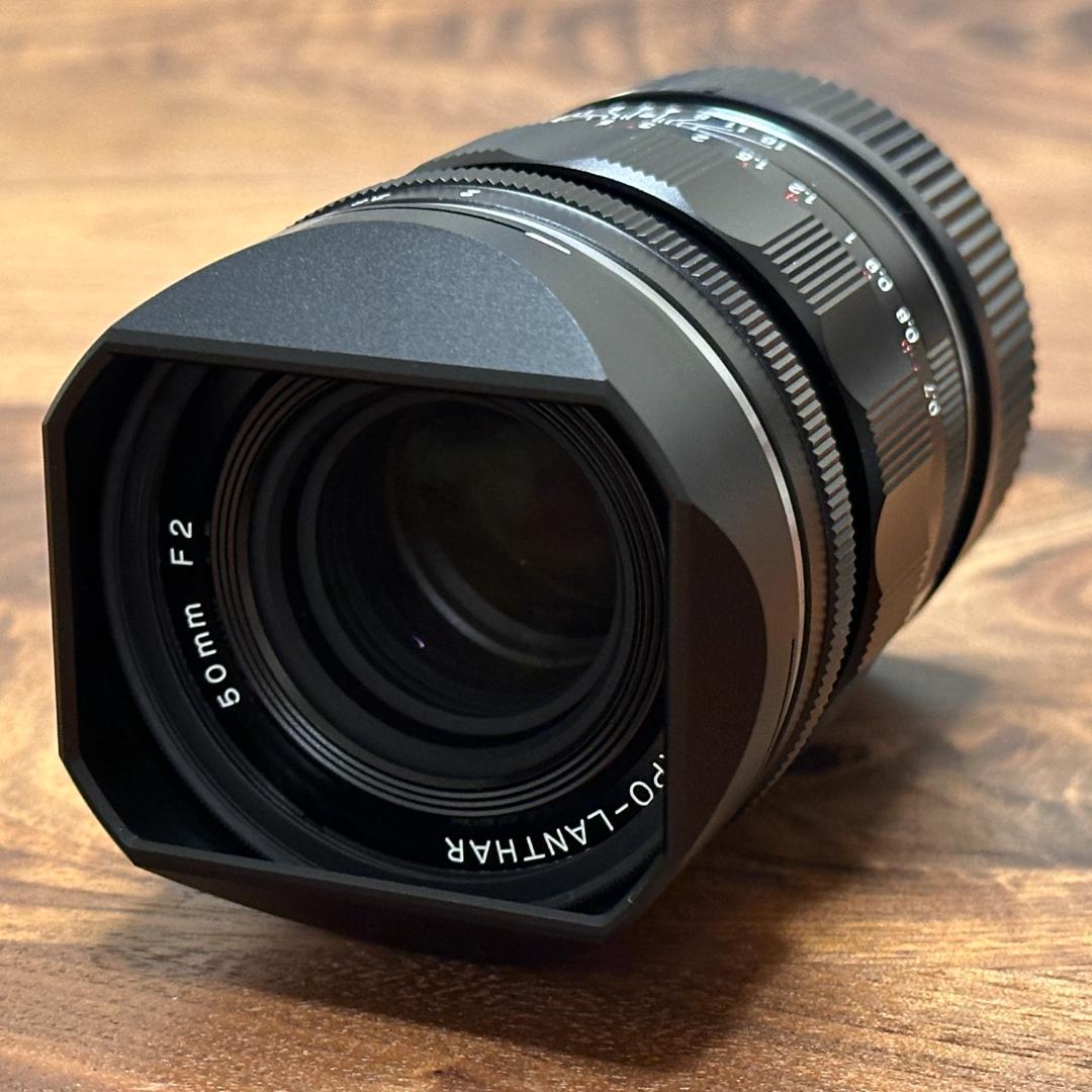APO-LANTHAR 50mm F2 Aspherical VM フード付き