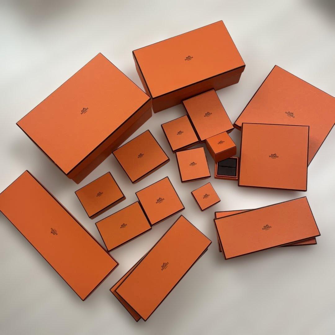 即購入可！本日のみ★HERMES オレンジボックス　エルメス　箱のみ 18点