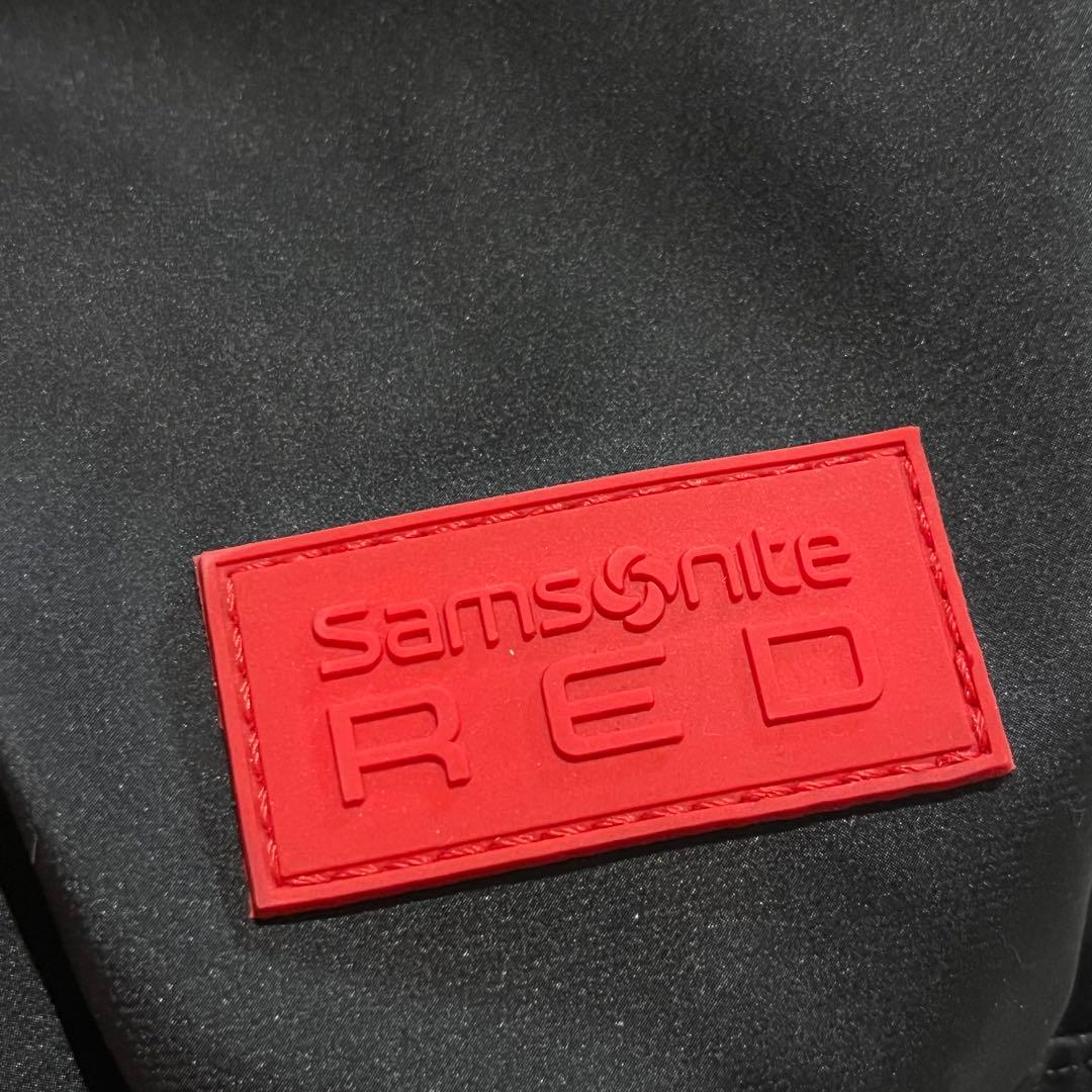 【新品タグ付】サムソナイトレッド　リュック　バックパック ブラック