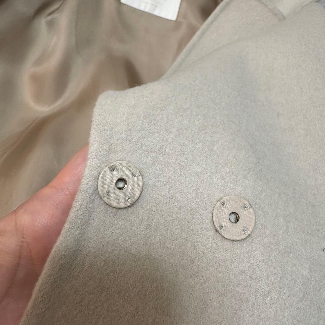 【美品】ballsey ウールショートコートベージュ34(クリーニング済)