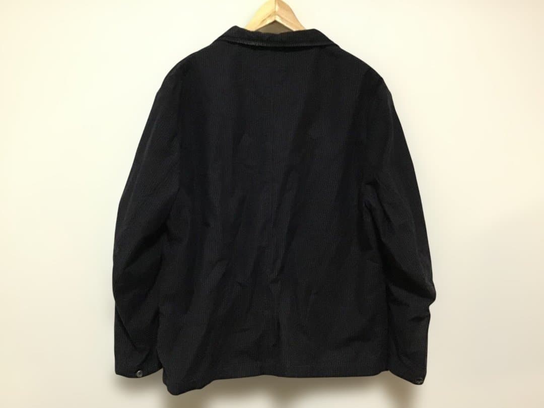 Colina ストライプ柄 ダブルボタン テーラードジャケット sizeL