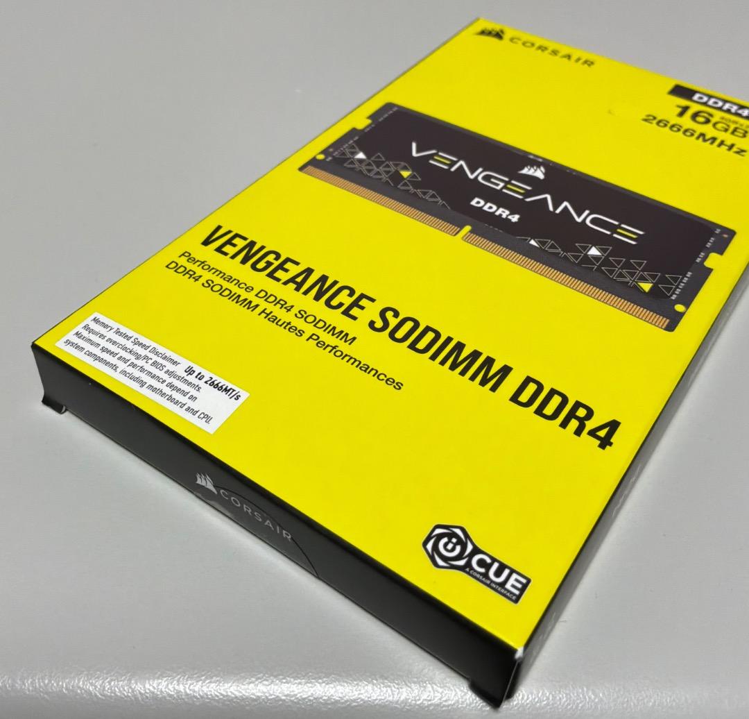 【新品・未開封】CORSAIR DDR4-2666 SODIMM 8Gx2