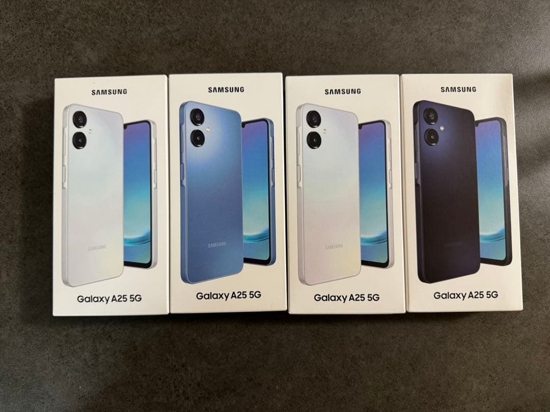 【新品未使用】GalaxyA25 4台