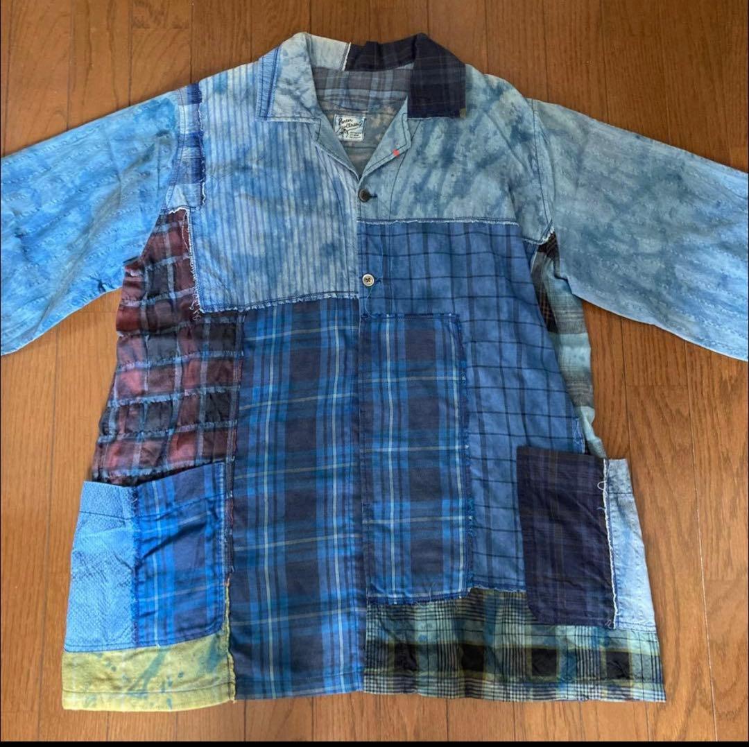 Porter Classic ハンドワークネルシャツジャケット　サイズ2