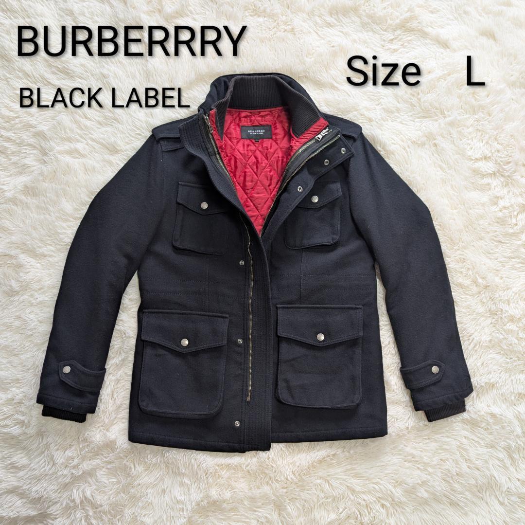 最終値下げ　BURBERRRY BLACK LABEL ミリタリージャケット L