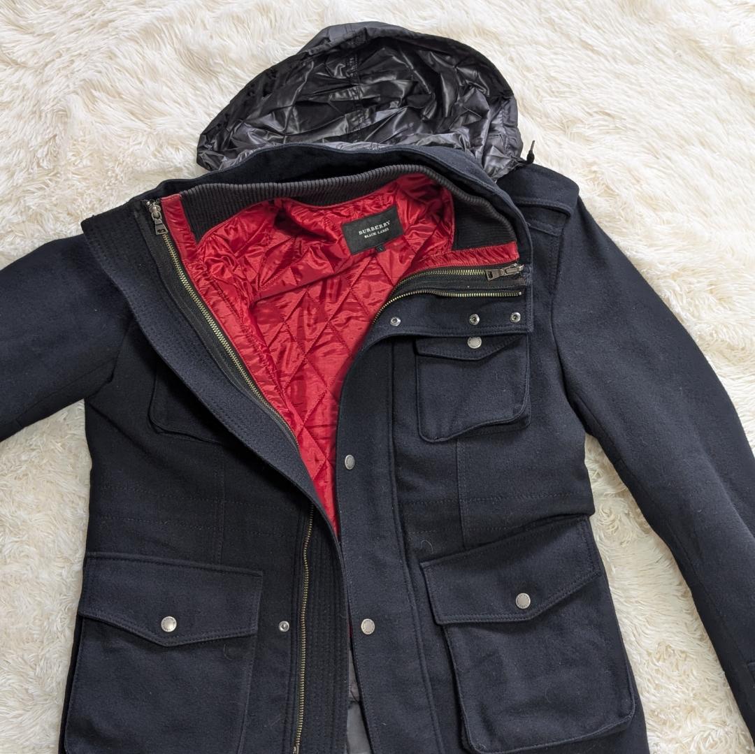 最終値下げ　BURBERRRY BLACK LABEL ミリタリージャケット L