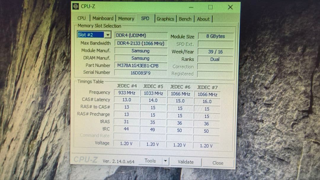 DDR4 8GBx4枚 32GB 動作確認済み ③