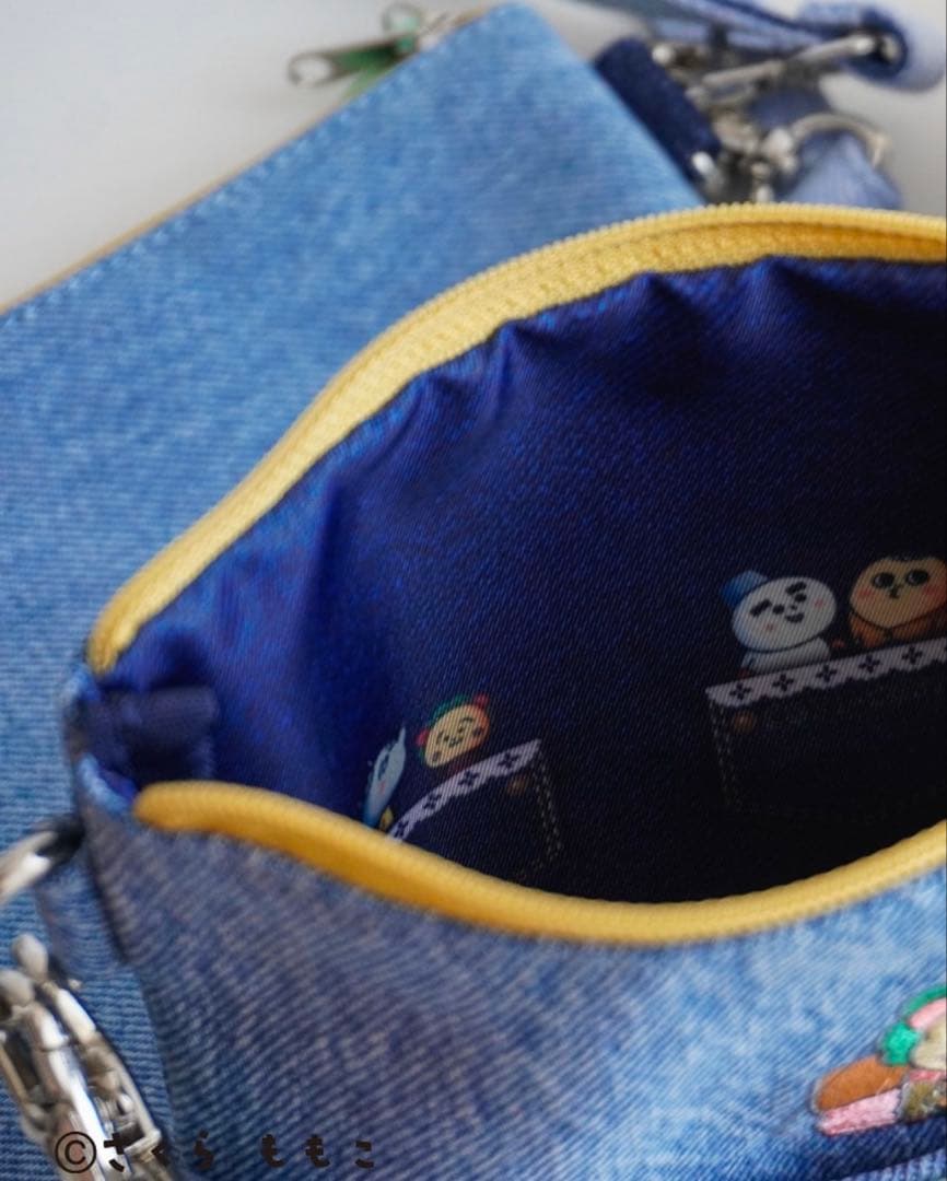 青山デカーボ　コジコジ缶3 コジコジデニムポーチ