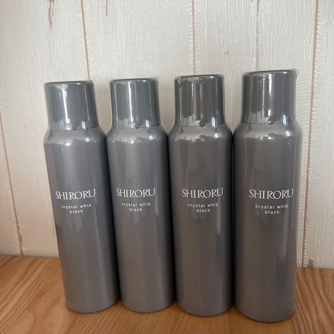 SHIRORU クリスタルホイップブラック 4本セット