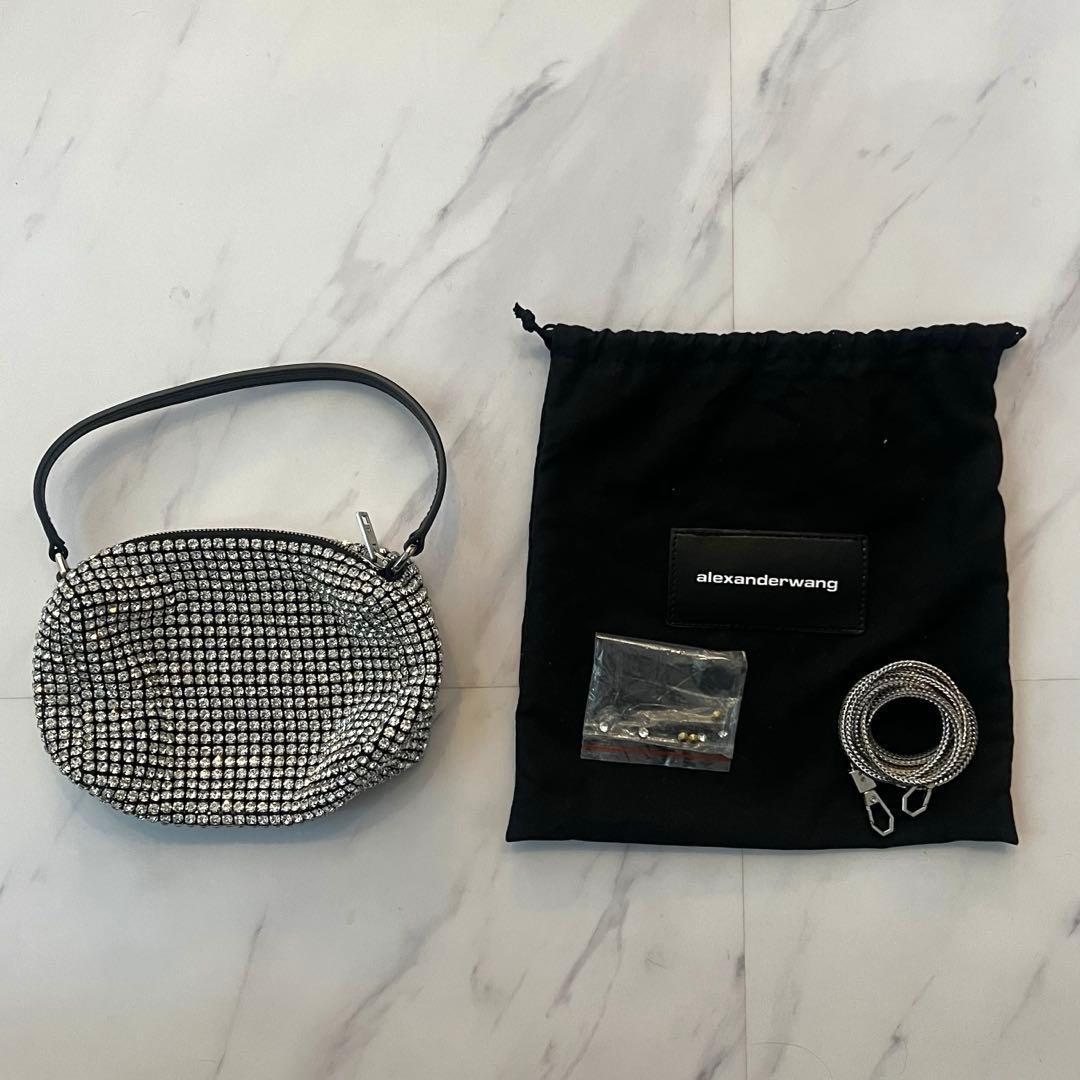 【美品】Alexander Wang Wangloc ラインストーン ク バッグ