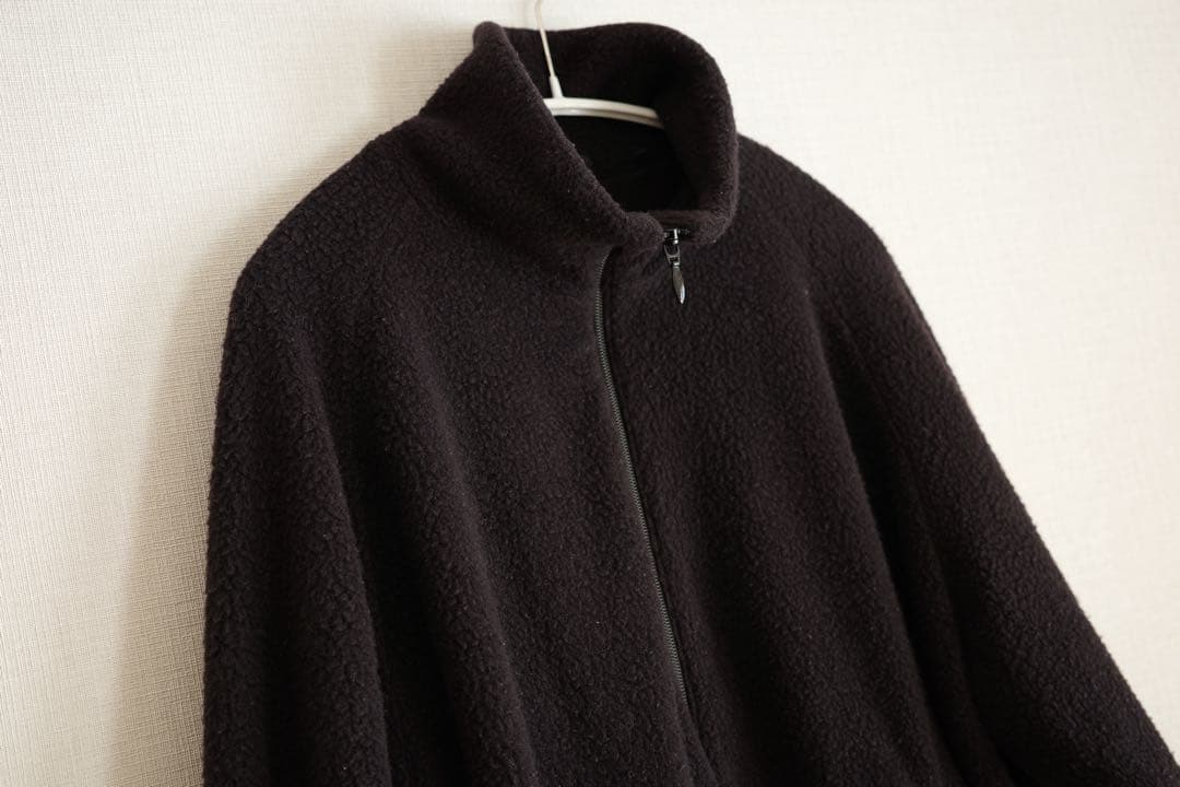 【美品】COMOLI 22AW ウールフリース セットアップ ダークネイビー 1