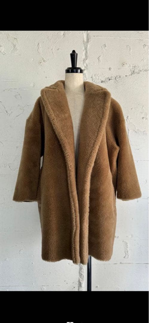 高級　美品　third magazine サードマガジン　ムートンコートベージュ