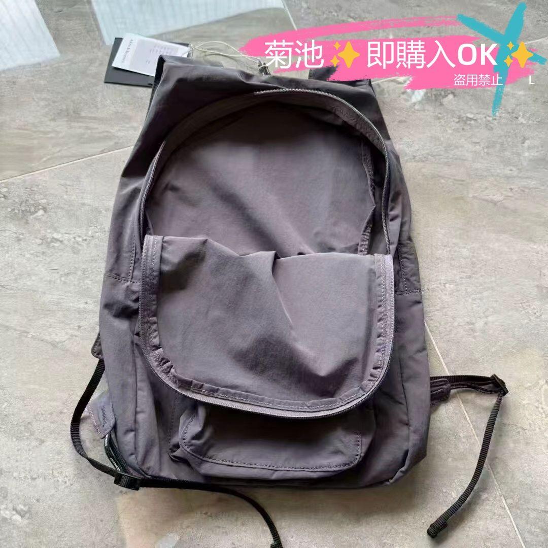 新品 Pocketable day pack リュック サックバッグ濃い灰色