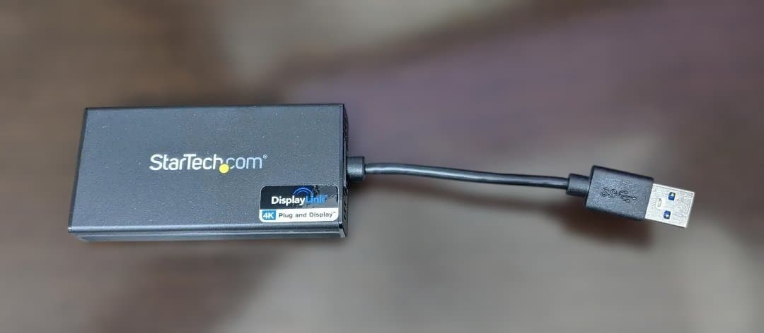 StarTech.com 4K対応 USB-HDMIアダプタ 動作良好