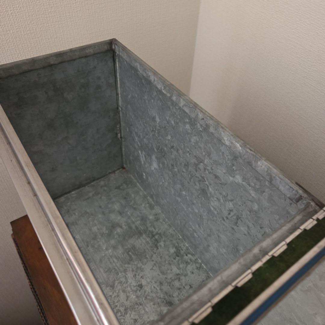 駄菓子ケース　ブリキ　レトロ　古雑貨　駄菓子屋　インテリア　コレクションケース