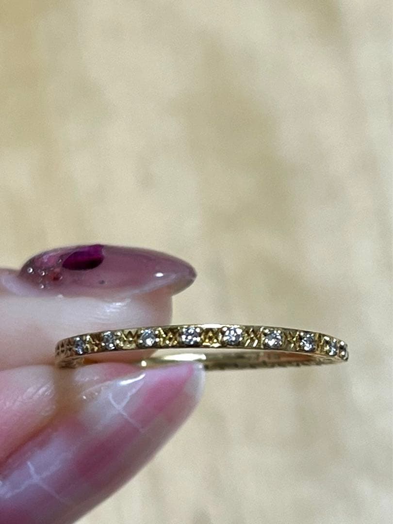 18金　jupiter ジュピター　ゴールドリング　K18 0.05