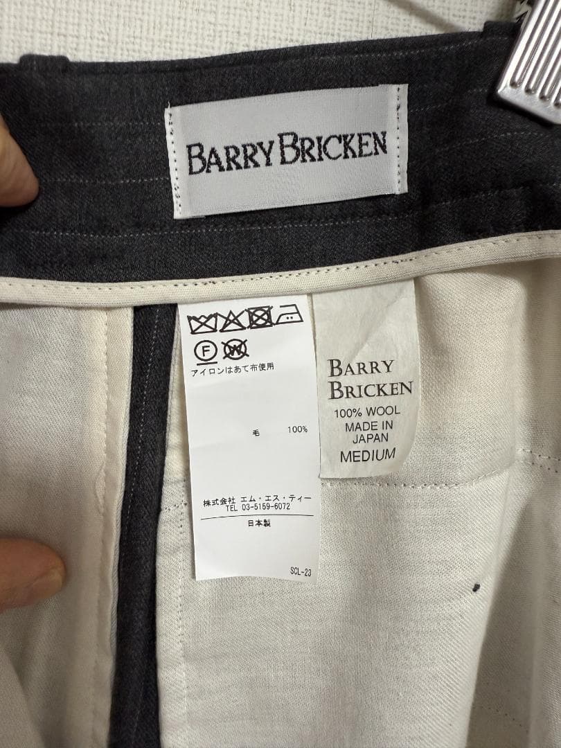 専用　BARRY BRICKEN バリーブリッケン　スラックス ピンストライプ