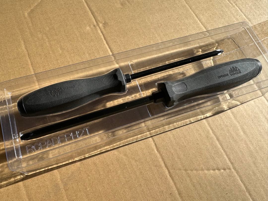 ZERO slip - BLACKedition 貫通プラスドライバー2本セット