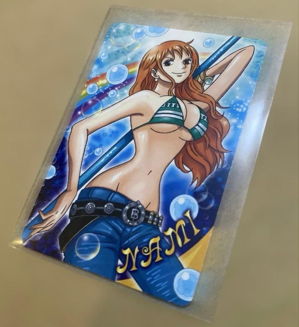 【希少】ONEPIECE メモリアルログカード 5 ナミ 003 当時物