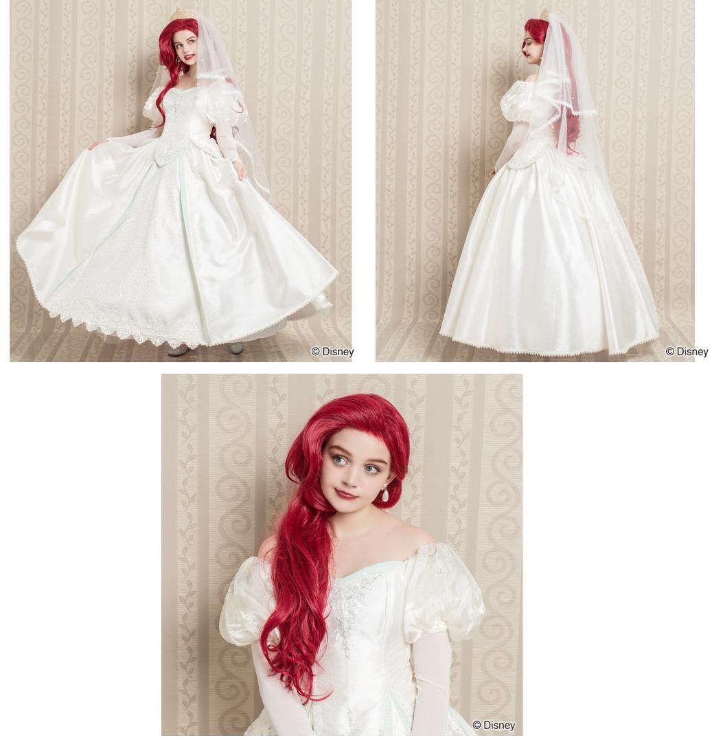 シークレットハニー アリエル ウェディングドレス+ティアラ 仮装 ブライド