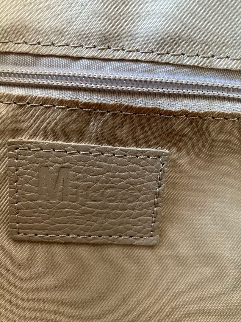 MILOS/ミロス 金具付きトート 2way ベージュ