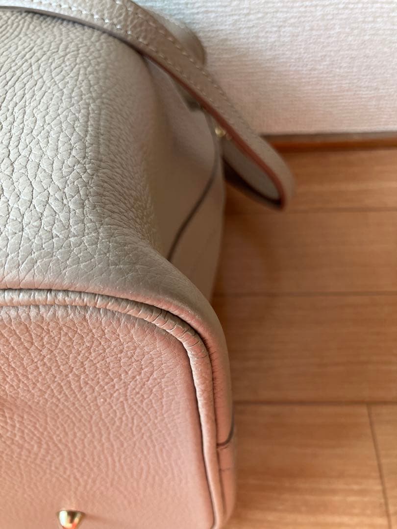 MILOS/ミロス 金具付きトート 2way ベージュ