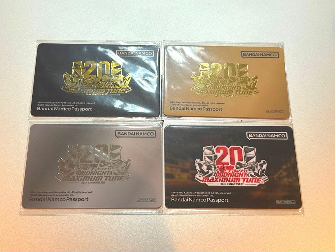 湾岸ミッドナイト　20周年記念プレイキャンペーン　バナパスポート　全種類セット