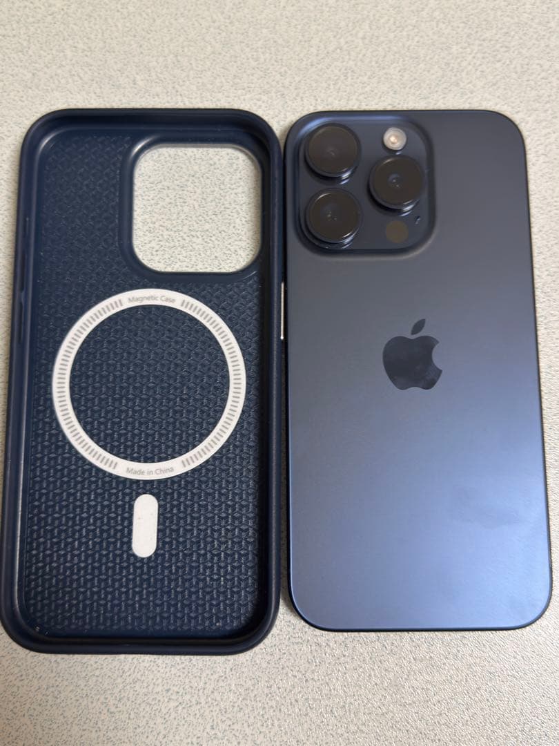 iPhone 15Pro 128GB本体 + ケース　フィルム付き