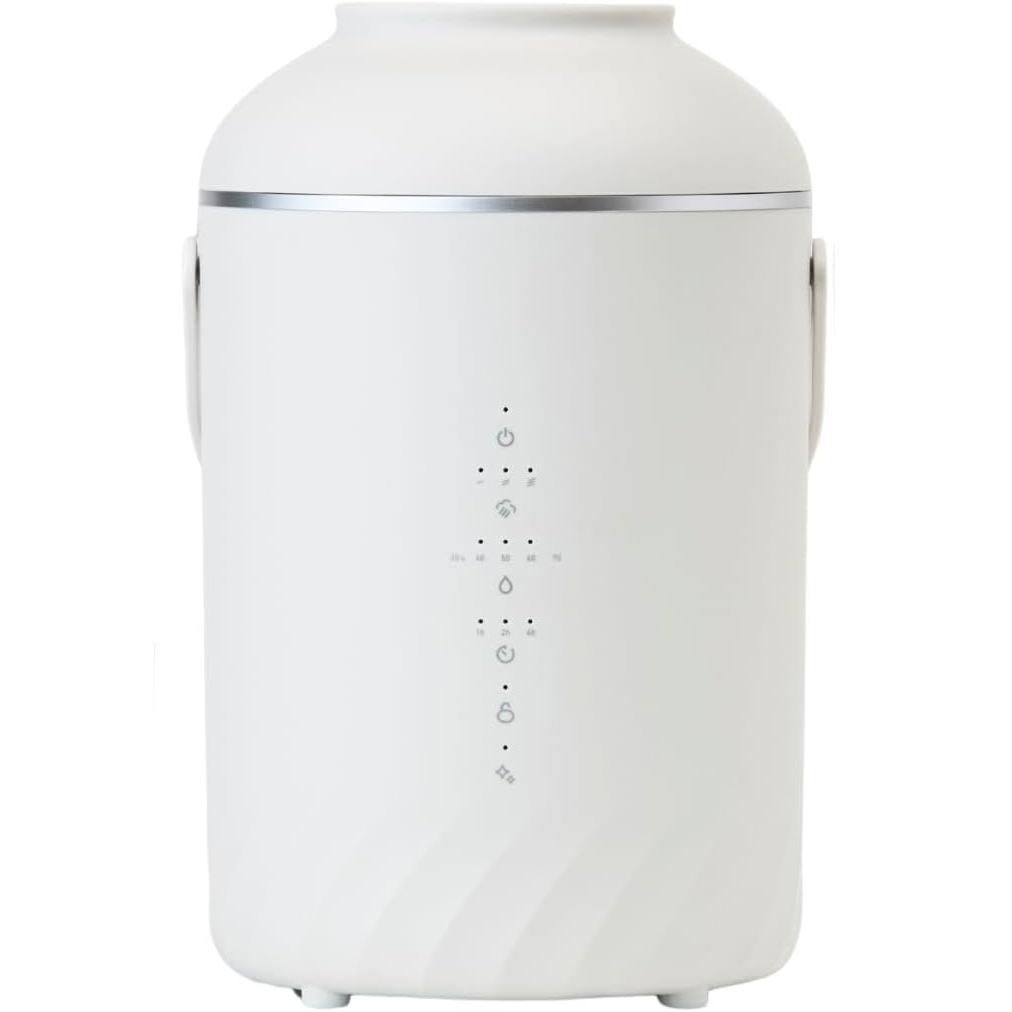 cocono airy fog 加湿器 スチーム式 スマホ操作 4L アイボリー