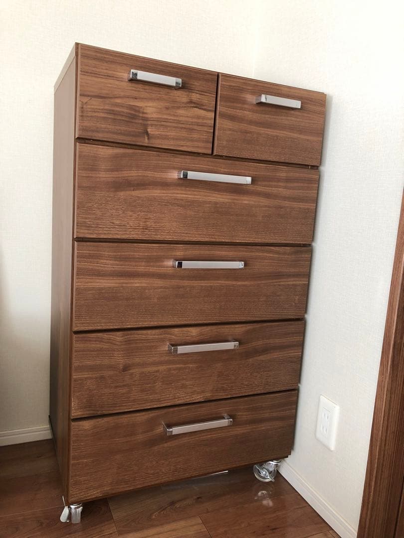 susana　チェスト　リビング収納　タンス　国産　日本製　引き出し　5段