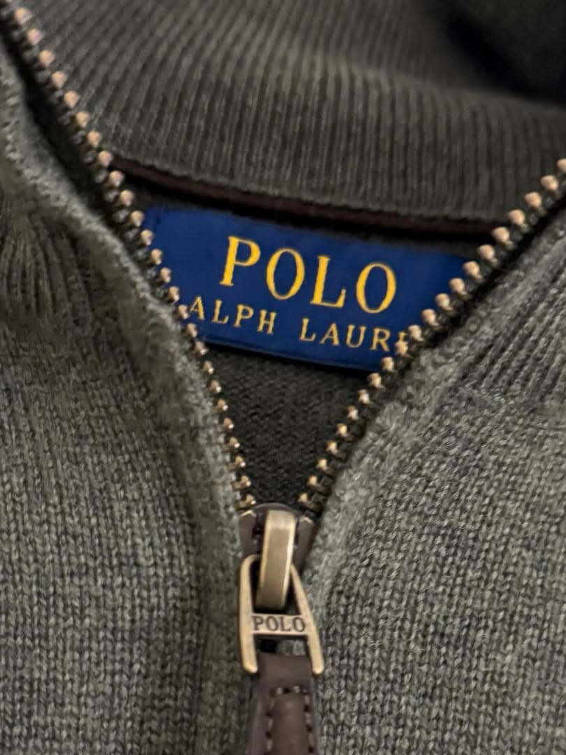 限定値引　RALPH LAUREN ニット ジップセーター ほぼ新品