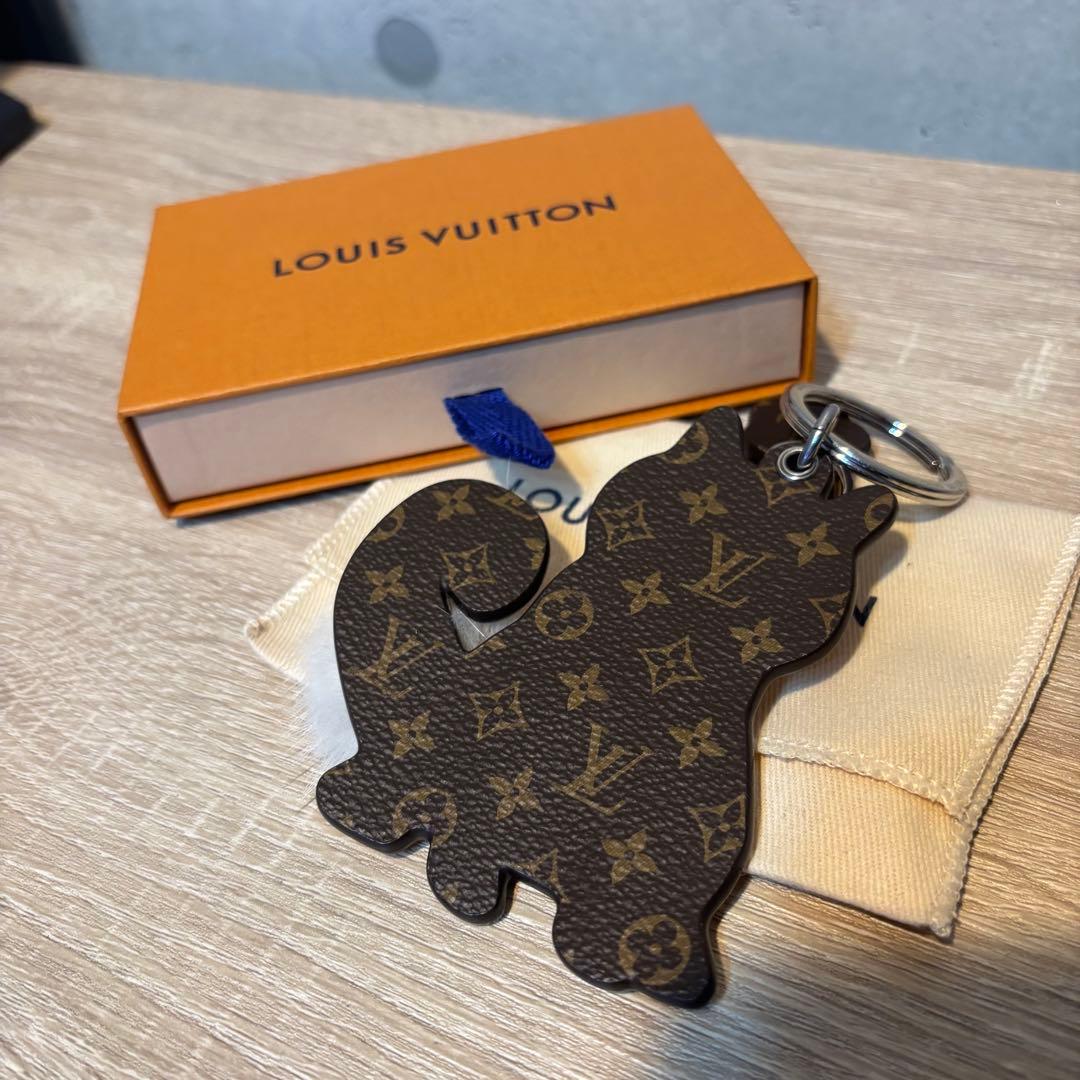 ルイ　ヴィトン　M01199 ポルトクレ LV シバ ミンクファー