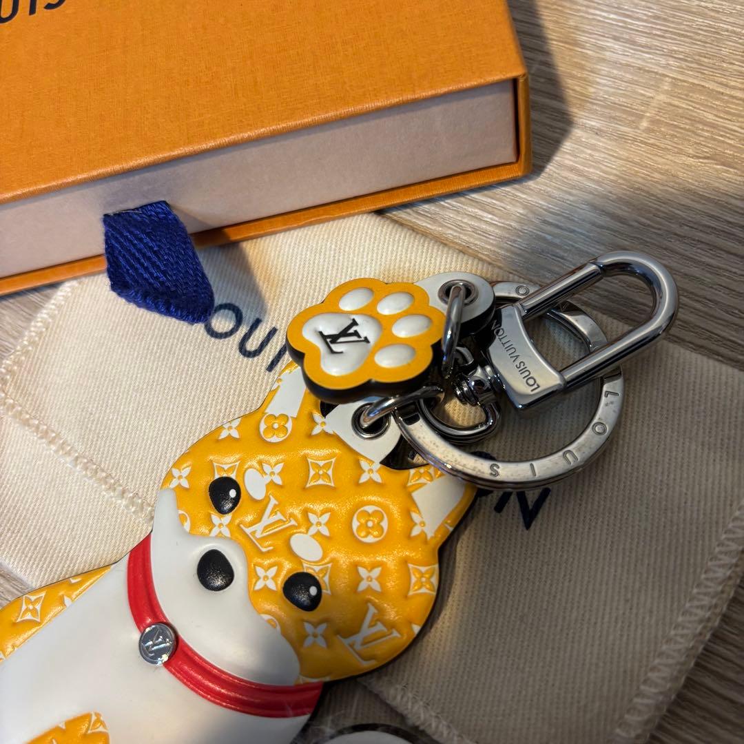 ルイ　ヴィトン　M01199 ポルトクレ LV シバ ミンクファー