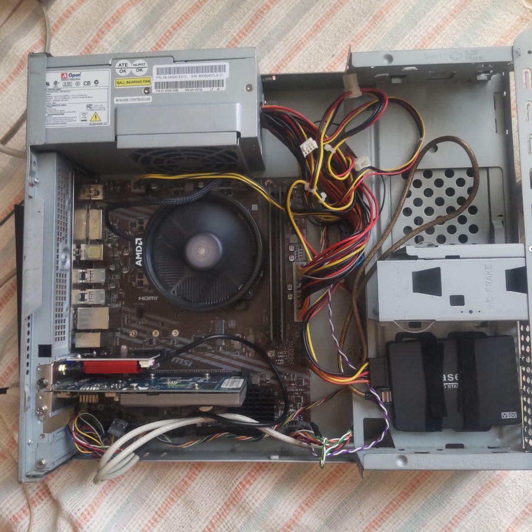 win11適合　ryzen 5　2600 6コア12スレ新品無線LANメモリ8G