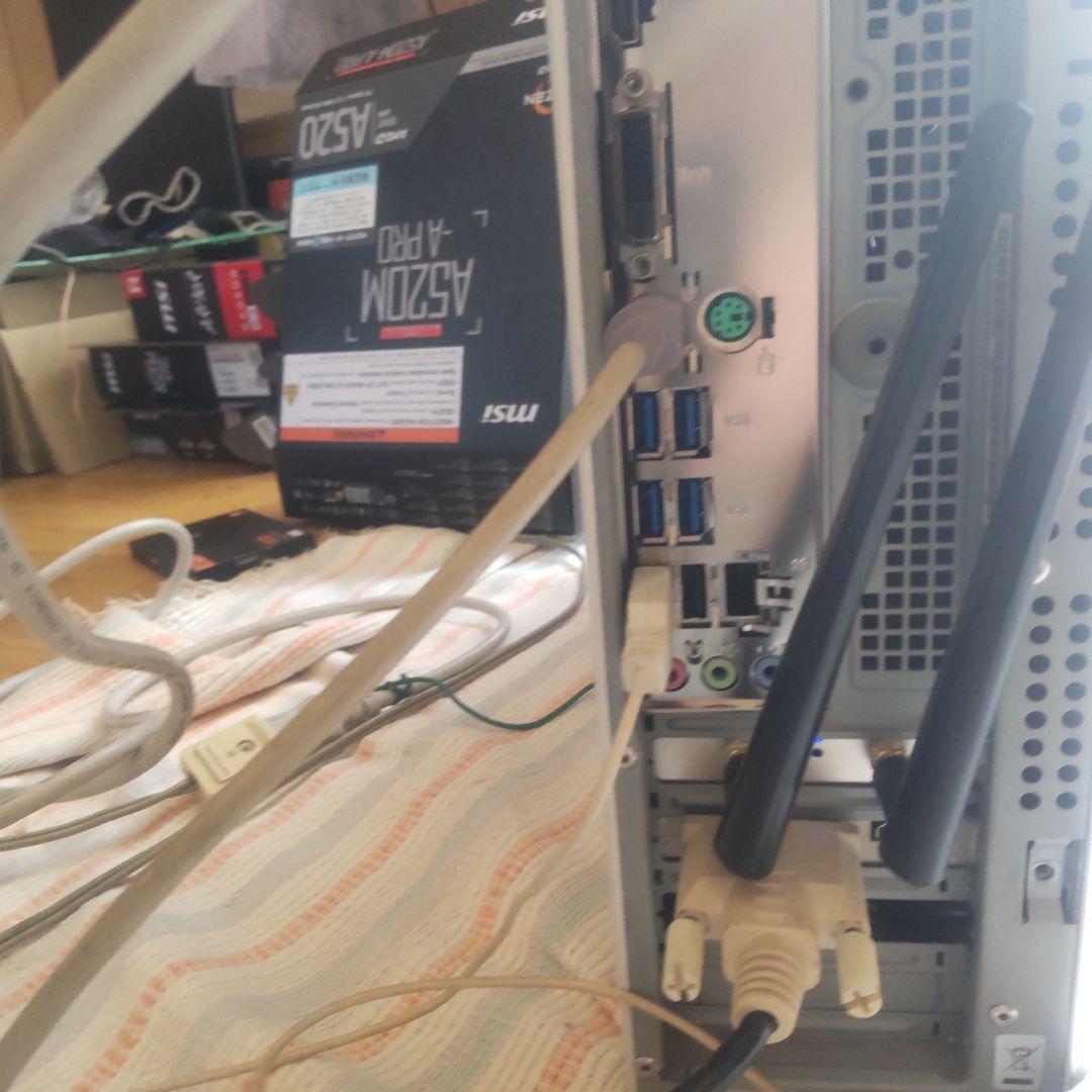 win11適合　ryzen 5　2600 6コア12スレ新品無線LANメモリ8G