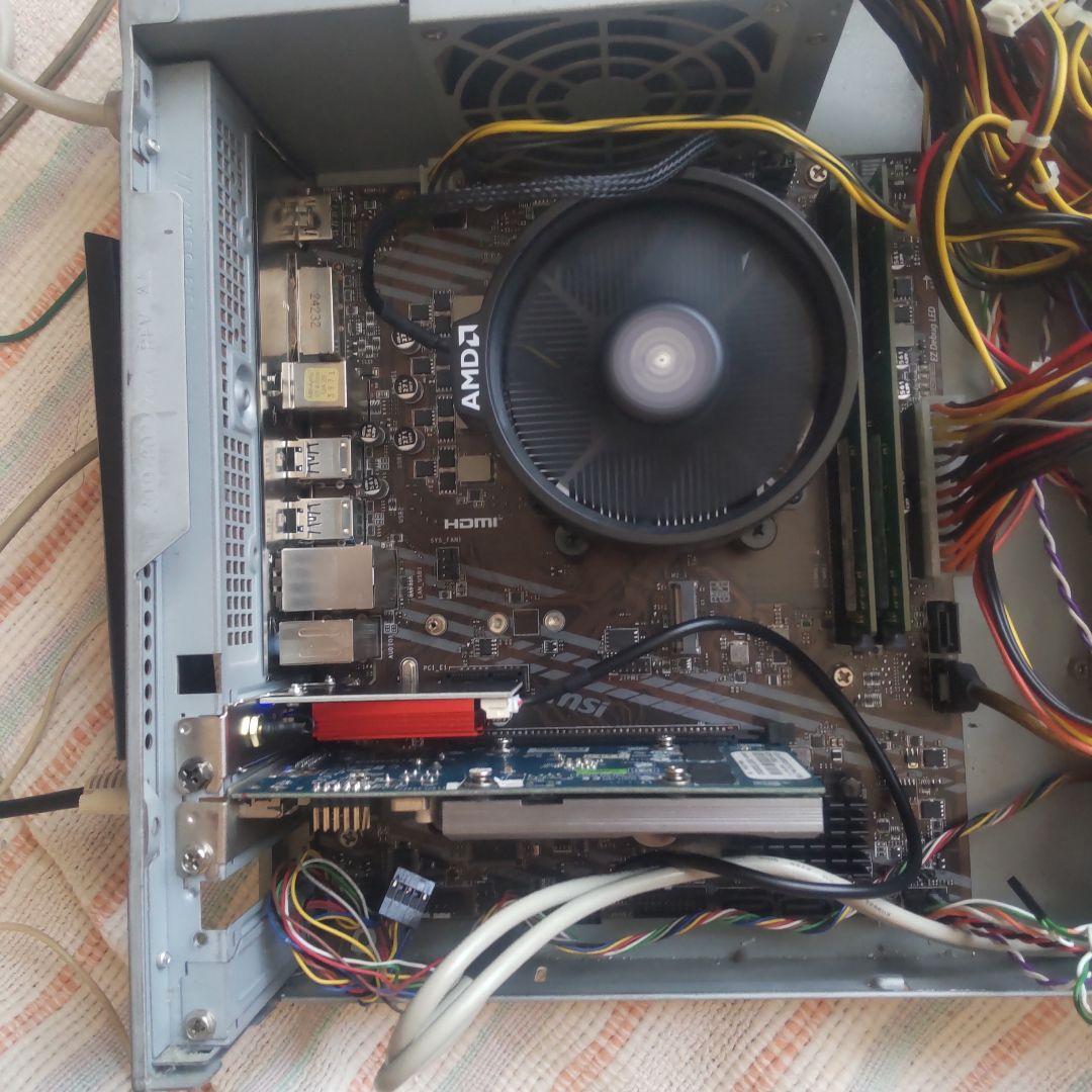 win11適合　ryzen 5　2600 6コア12スレ新品無線LANメモリ8G