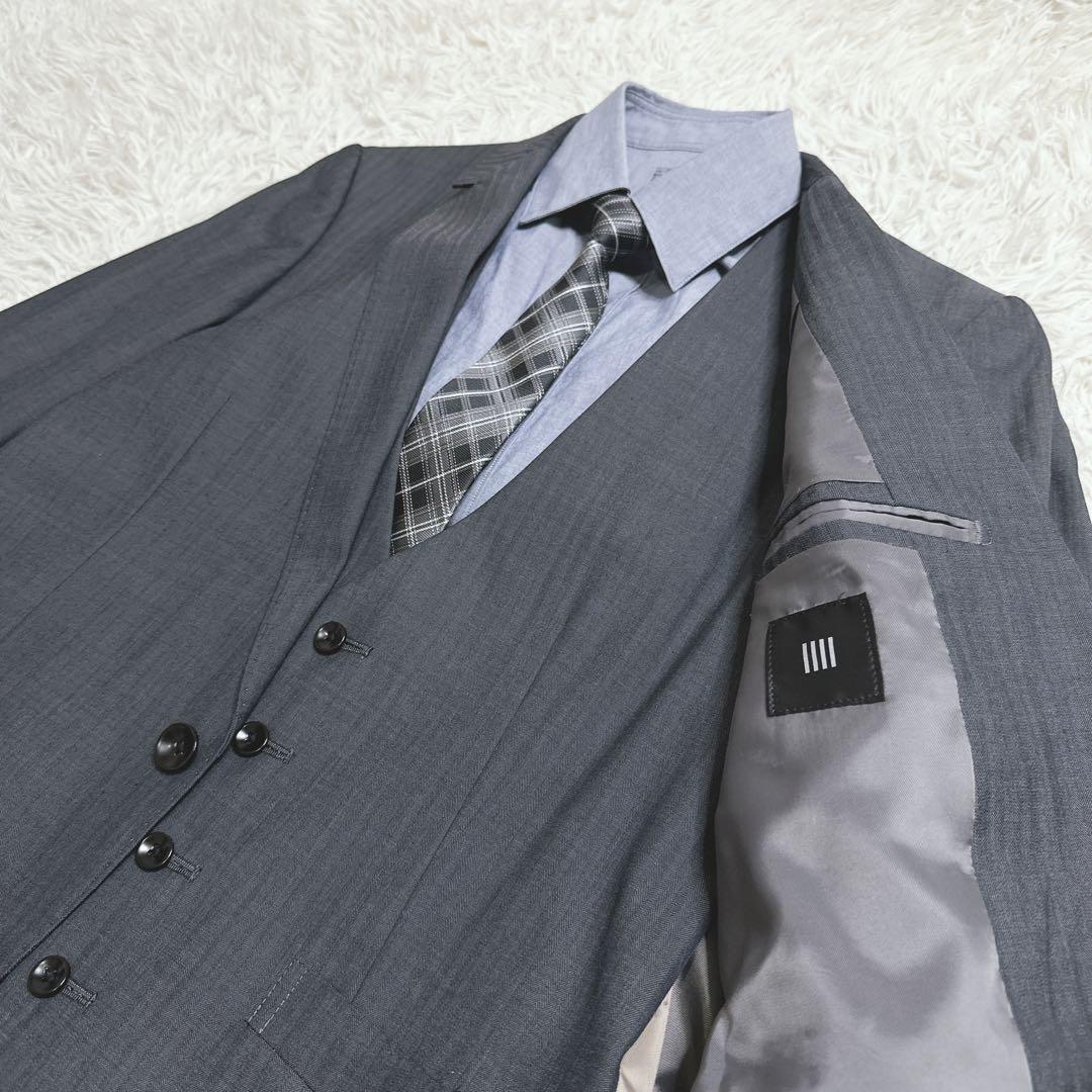 ✨高身長✨　美品　３P　170 フォーマル　男の子　卒業式　卒服　グレー