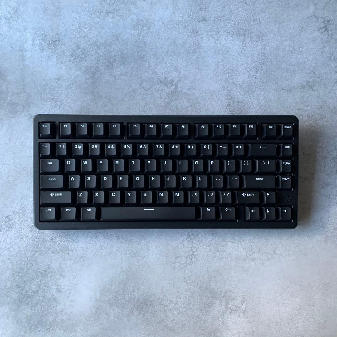 Womier SK75 Black + FR4 Plate 自作キーボード