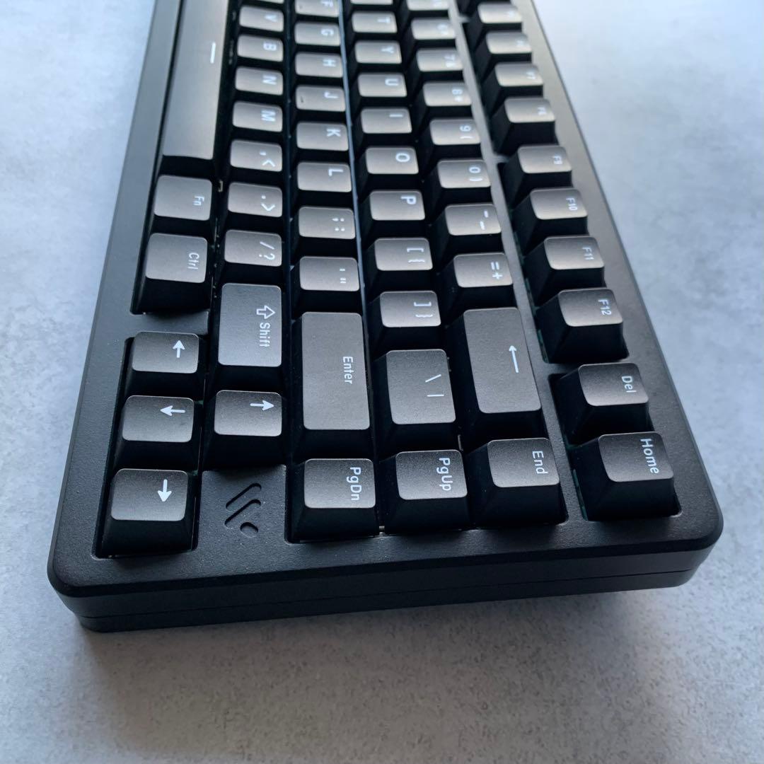 Womier SK75 Black + FR4 Plate 自作キーボード